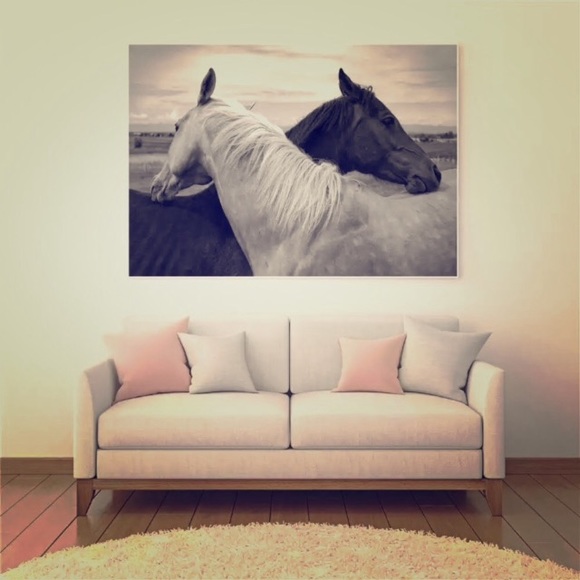 Other - 💕Gorgeous Loving Canvas Horse Print